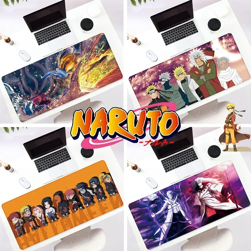 

Naruto Sasuke Gaming Mouse Pad Computer Keyboard Waterproof Desk Mat Table Surface for Accessories Mouse Carpet Table Desk Pad