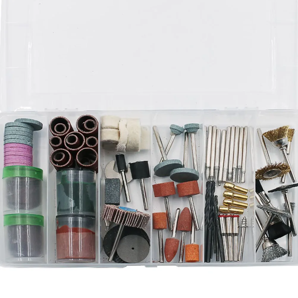 

161pcs Electric Grinding Accessories Set Rotary Tool Kit Polishing Tools Cutting Stainless Steel Aluminum Wood Metal Home