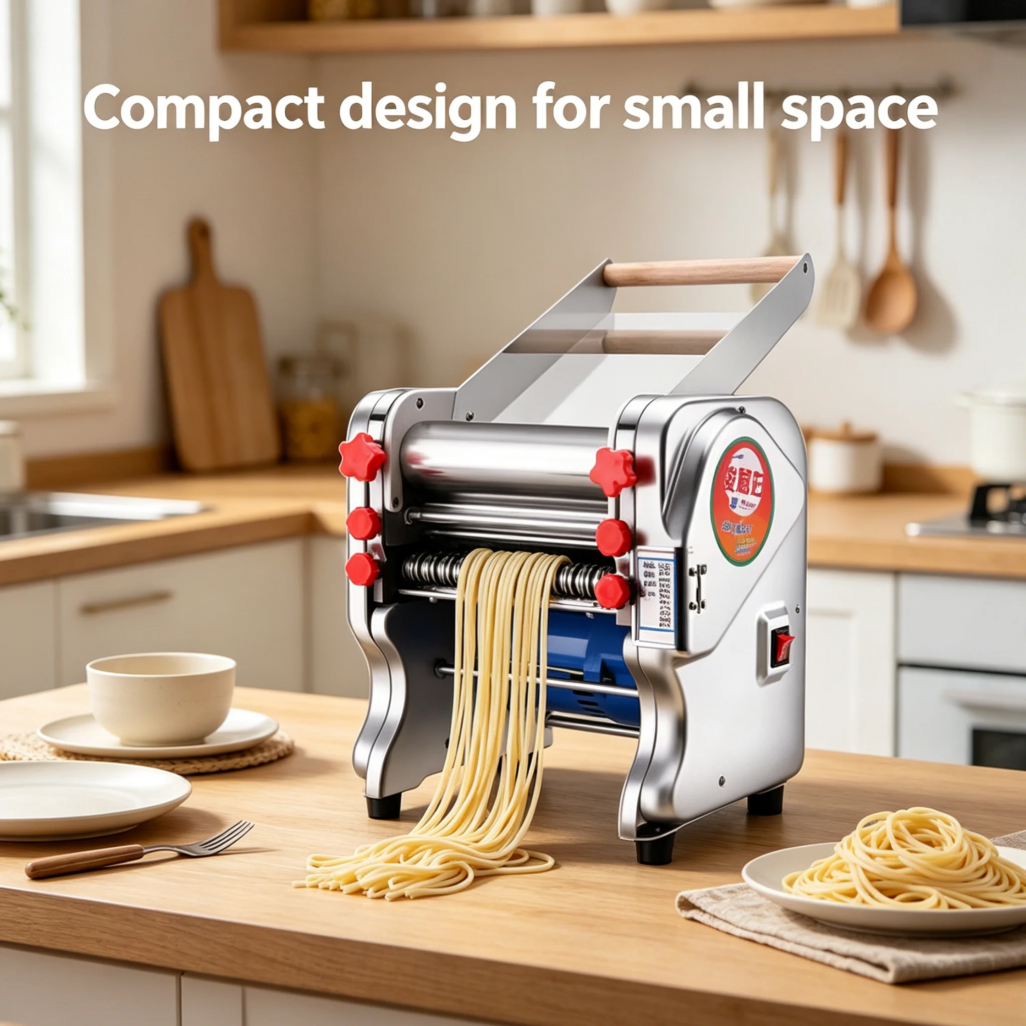New Design Electric Noodles Knead Press Machine Adjustable Thickness Pasta Maker For Household