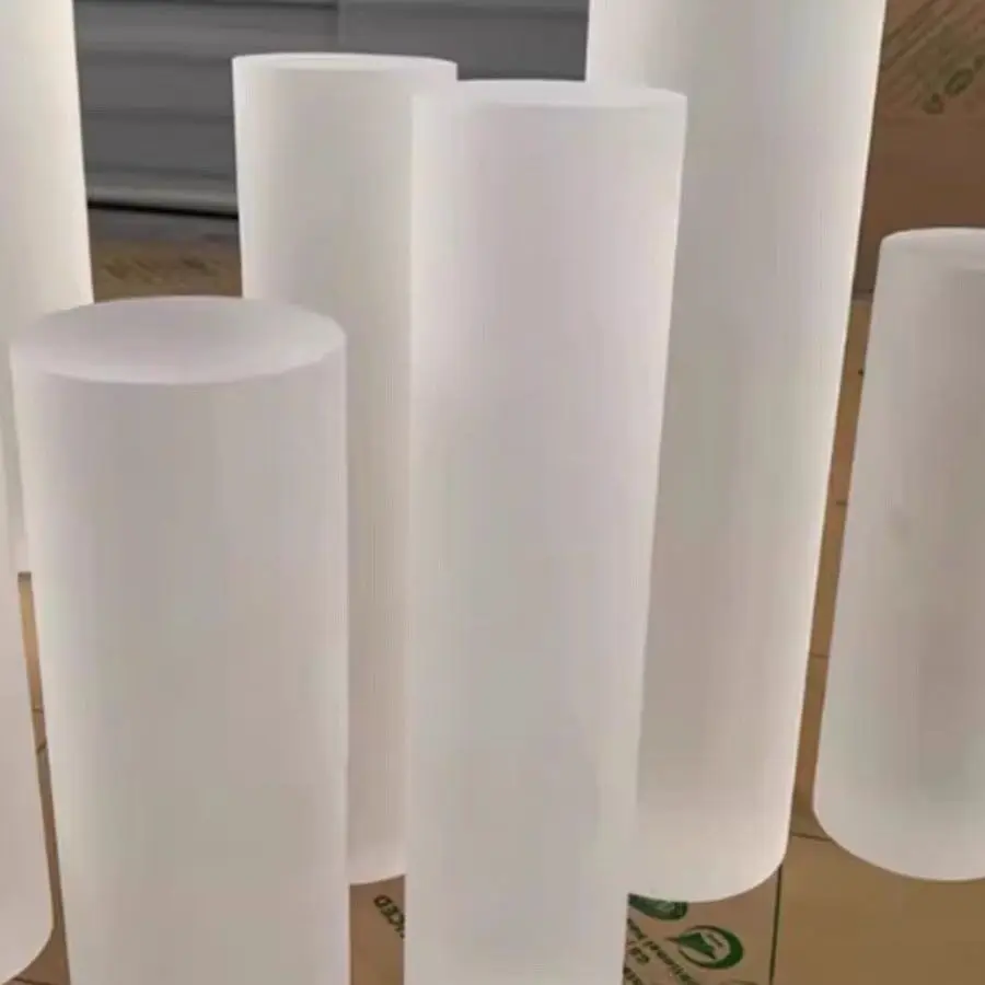 6 عبوات من أعواد بلاستيكية مستديرة بقطر 3/8 بوصة، قضبان أكريليك بلوري مقاس 19.68 بوصة، لتزيين إضاءة الحرف اليدوية والبستنة