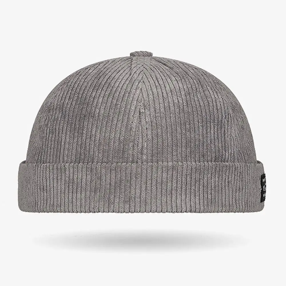 多目的ソリッドカラーヴィンテージドッカーキャップ調節可能なラウンドドームメロンキャップ快適なソフト家主帽子ユニセックス