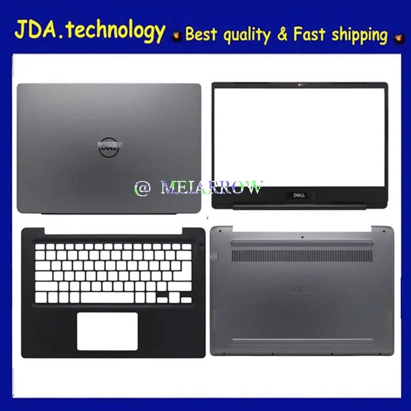 New/org For Dell vostro 14 5000 5481 V5481 LCD back cover 02DYXK /Front bezel /palmrest upper cover /Bottom cover 0YHFFH Gray