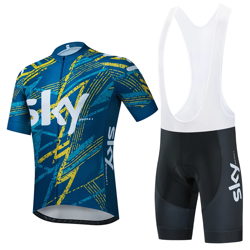 Racing Team Cycling Set Shorts, Backstraps, Shorts, Bicycle Cycling jersey set SKYBBMEI Mountain Bike Top