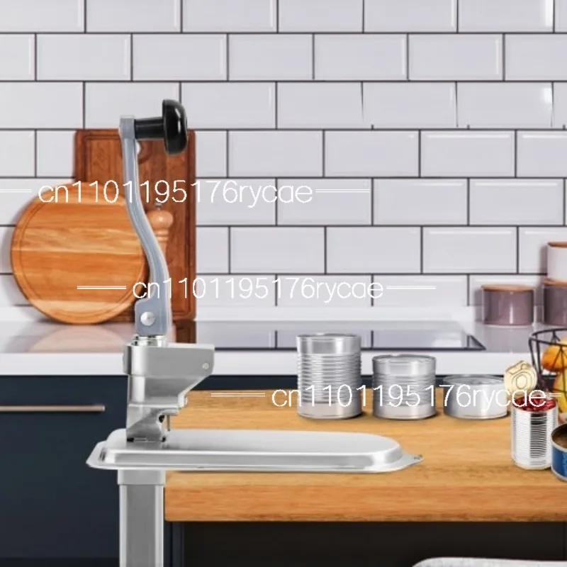 Manual can opener, hotel commercial can desktop rotary bottle opener