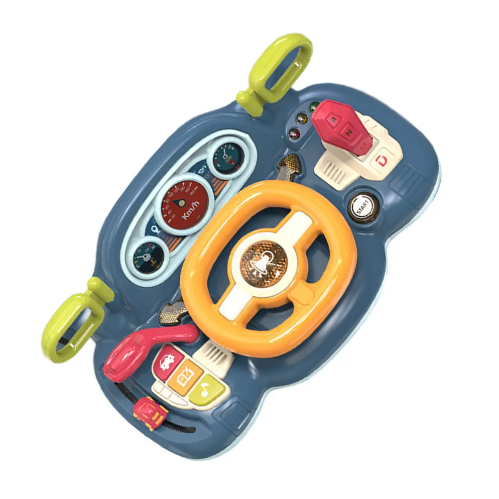 

Creative Car Steering Wheel Simulation Steering Wheel Educational Driving Plaything for Kids Learning Simulation Toy