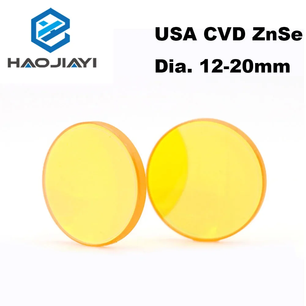 CO2 Focus Lens USA CVD ZnSe Dia 12 15 18 19.05 20 FL 25.4 38.1 50.8 63.5 76.2 101.6 127mm for Laser Engraving Cutting Machine