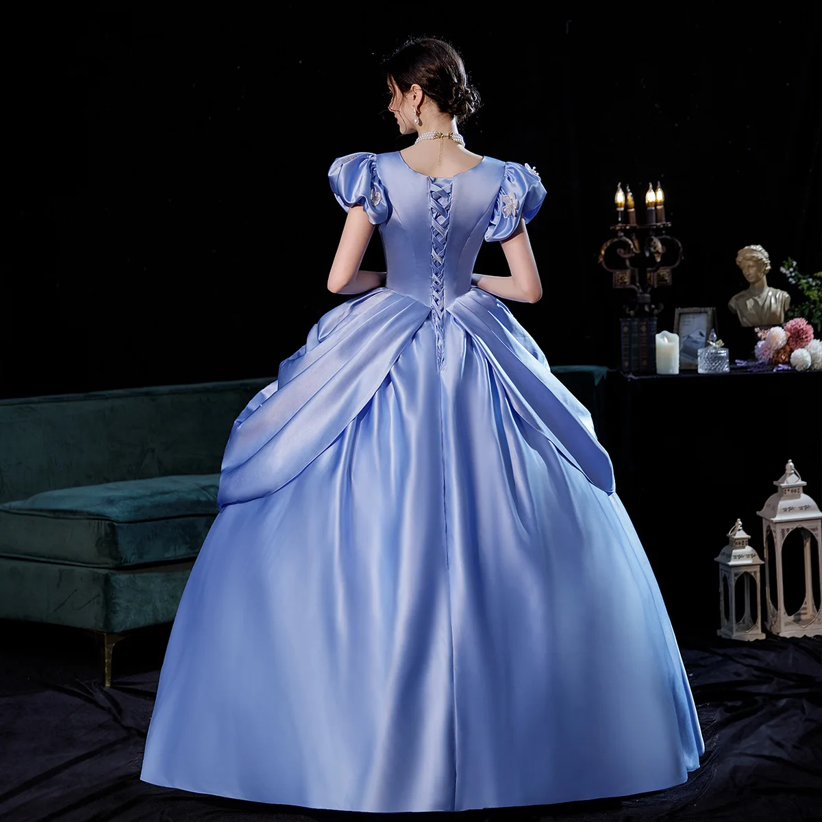 신데렐라 동화 드라마 드라마 졸업식 호스트 의상 생일 파티 드레스 여왕 코트 드레스 Vestidos De Graduación