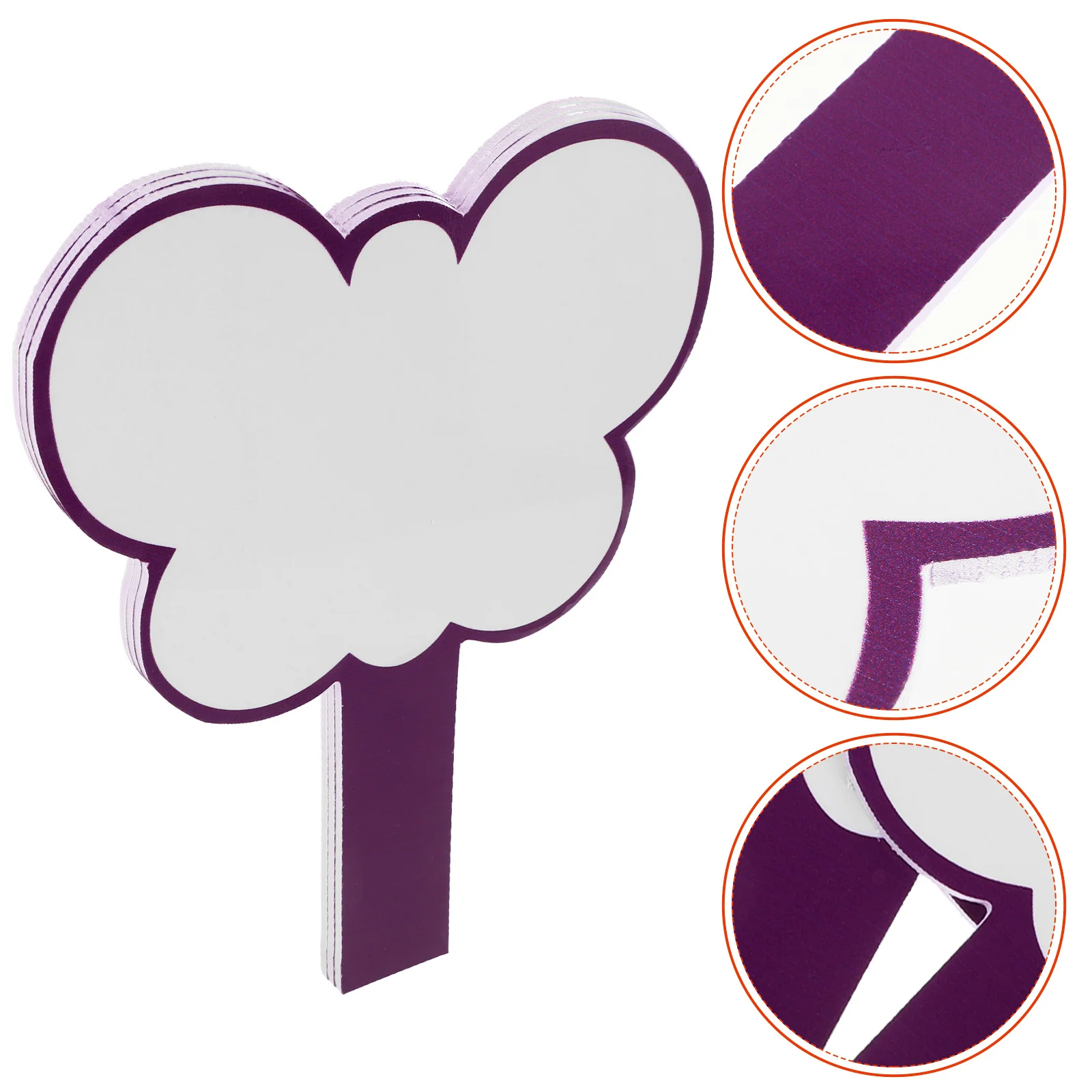 3 قطعة لوحات النتائج فارغة من جانب واحد الجاف محو المجاذيف يده السبورة لمزادات التصويت الحكم المحمولة خفيفة الوزن