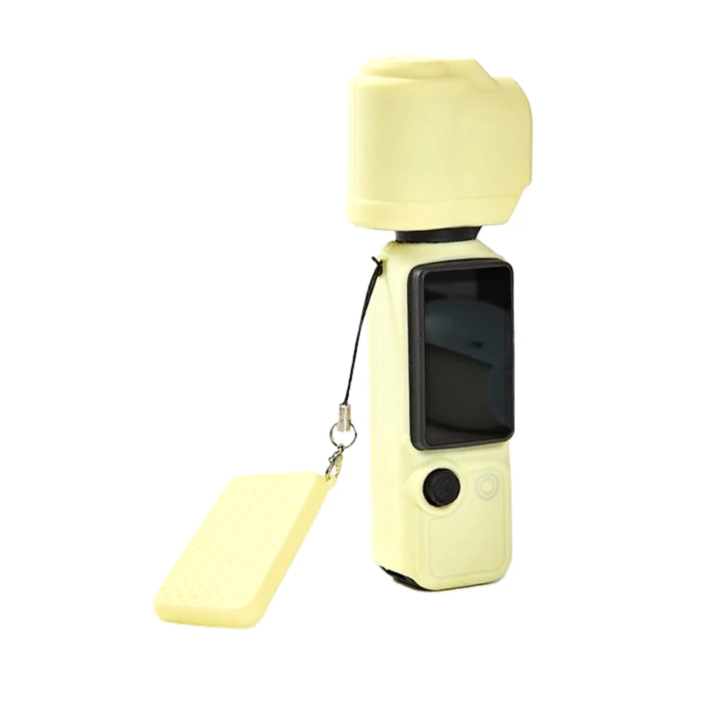 Lightweight Silicone Cover for DJI For OSMO Pocket 4 Gimbal - 15 5 4cm Dimensions with Full to Buttons Ports and Controls