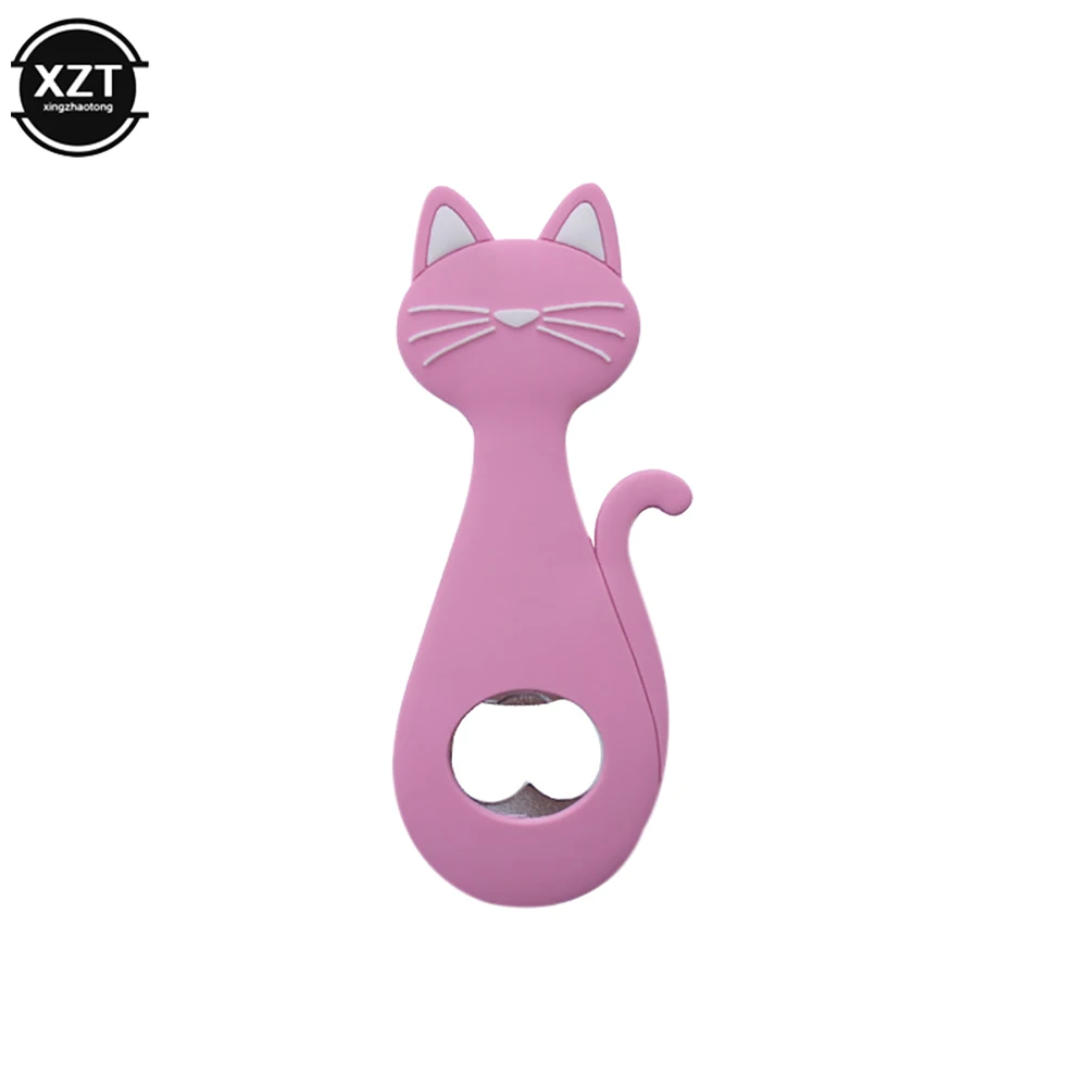 Cute Cat Bottle Opener, Refrigerator Stickers, Wedding Gifts, Home Decor, Refrigerator Magnet, Magnetic Stickers