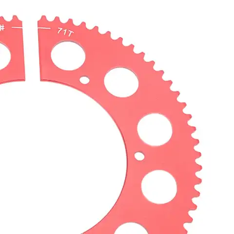 Split Sprocket Professional 35 Chain 71 Tooth Aluminum Alloy Sturdy Simple