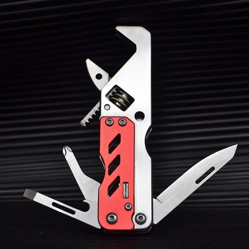 

Mini Multifunctional Activity Wrench Camping Portable Tool Folding Knife Home Bottle Opener