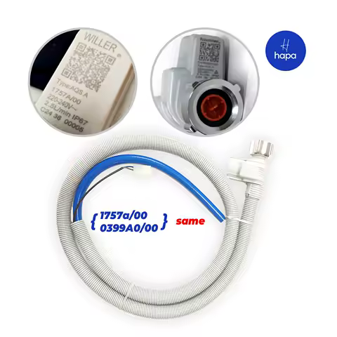 1757a/00,0399A0/00 Dishwasher Aquastop Inlet Hose 1.8m for Beko, Electrolux, Midea, Hansa, Gorenje AQS safety water inlet valve