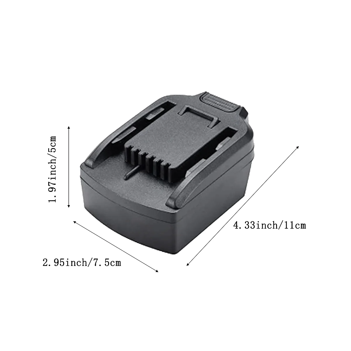 Bateria Adaptador para Dewalt 20V DCB Série Bateria Conversão, 6Pin Lithium Bateria Ferramenta Conversor