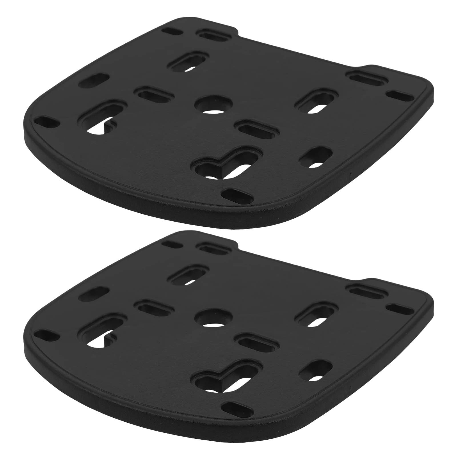 

2Pcs Universal Electric Bike Rear Trunk Base Plate Thickened Rear Cargo Bracket Motorcycle Storage Rack Heavy Duty Plastic