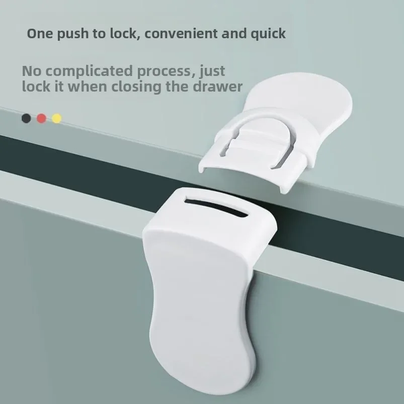 Right-Angle Drawer Lock, Key-Operated Anti-Theft, for Wardrobe/Cabinet, Home Safety Essential, in Stock Fast Ship