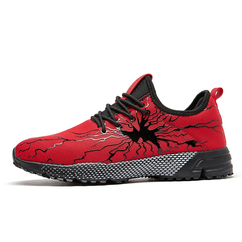 Modern Men's Breathable Mesh Running & Tennis Shoes, Lightweight Non-Slip, Spring 2026_voghion.com