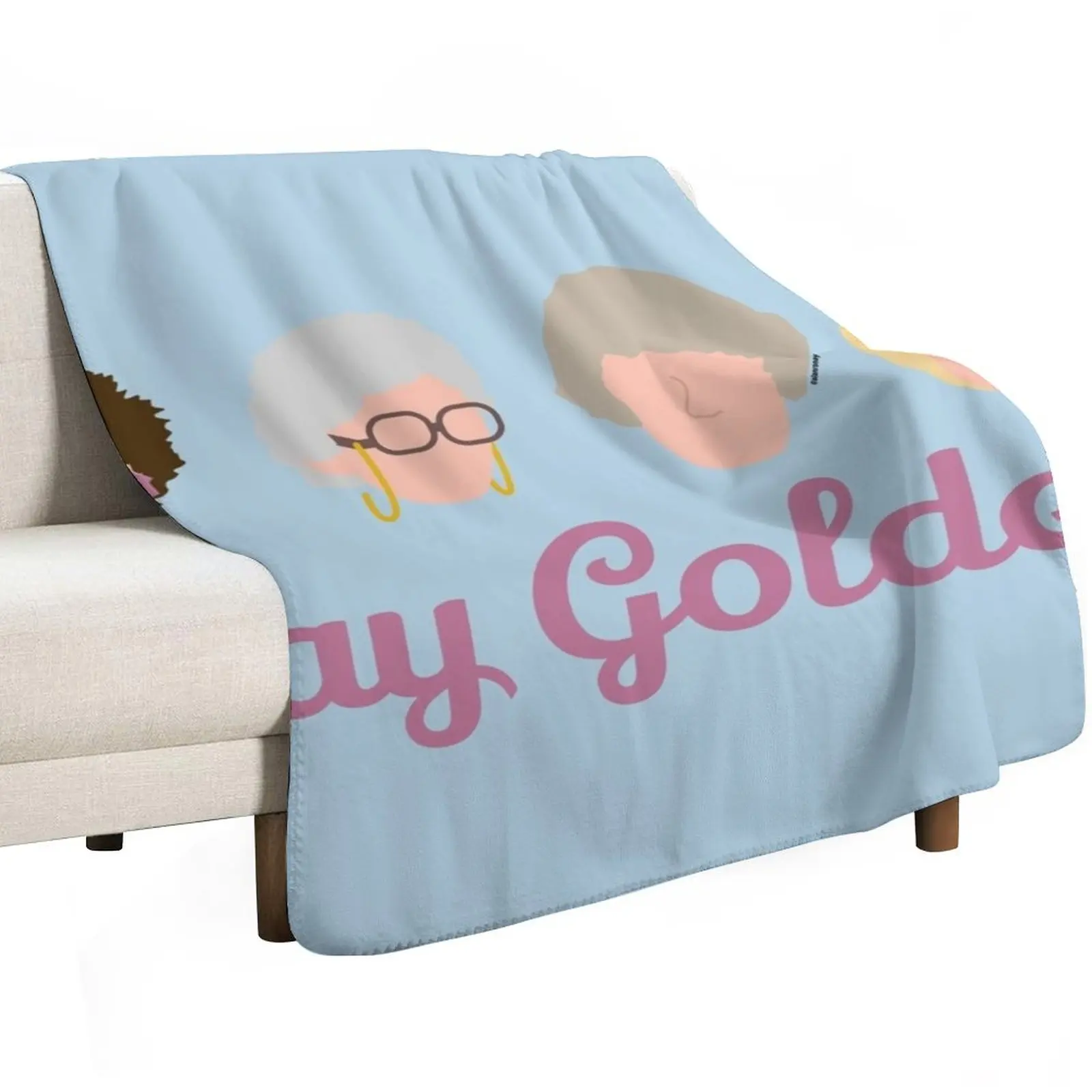 

Stay Golden Golden Girls Throw Blanket cosplay anime Travel Flannel Fabric Shaggy Blankets