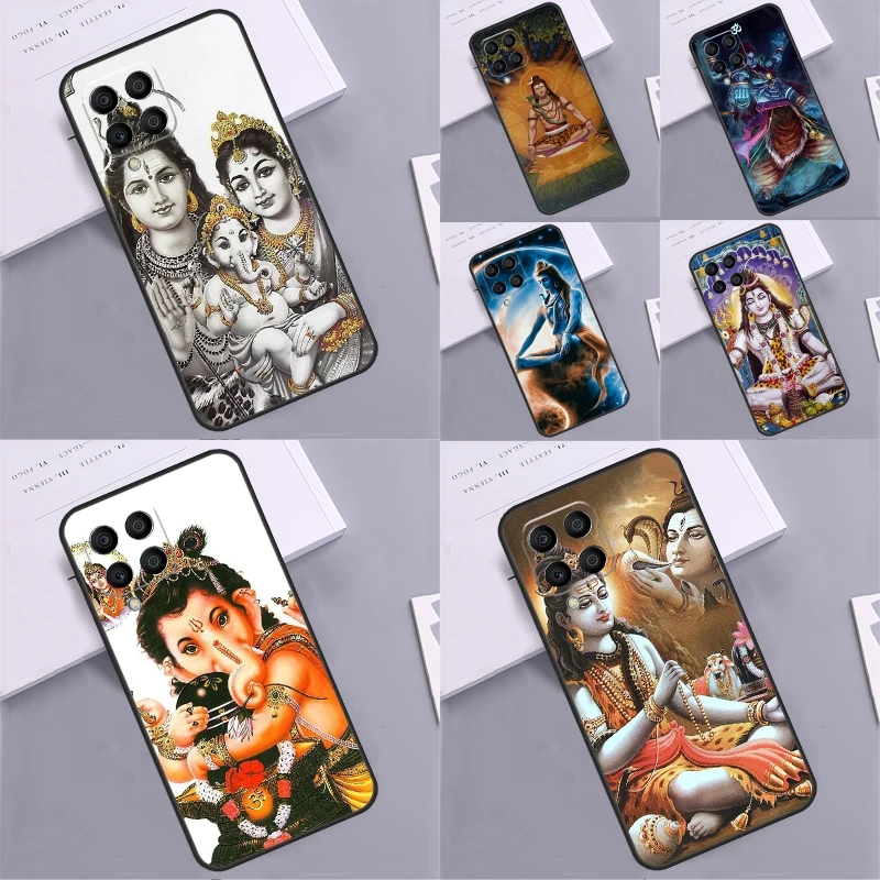 God Diety Hindu Ganesha Shiva Case For Samsung Galaxy M54 M34 M14 M13 M33 M53 M52 M32 M12 M51 M31 M11 M20 M30s M31s Funda