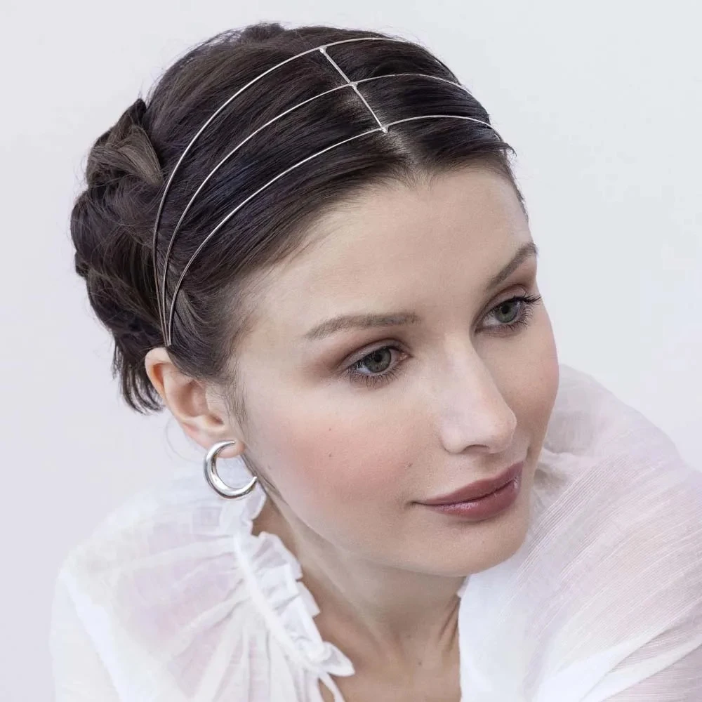 Stonefans Metal Headband Wedding Women Jewelry Free Shipping Fashion Bride Designer Indian Head Cap Hat Hair Accessories Party
