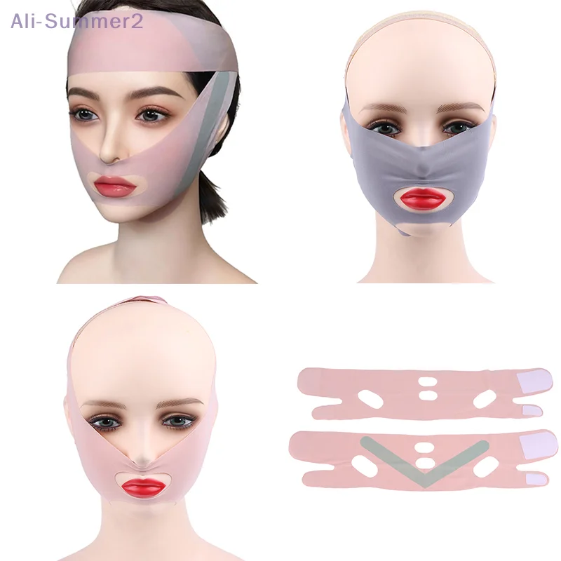 

{MX} повязка для похудения лица, повязка на голову против морщин, двойной редуктор для подбородка, лифтинг щек, укрепляющий скульптурный V-образный формирователь, инструмент для красоты