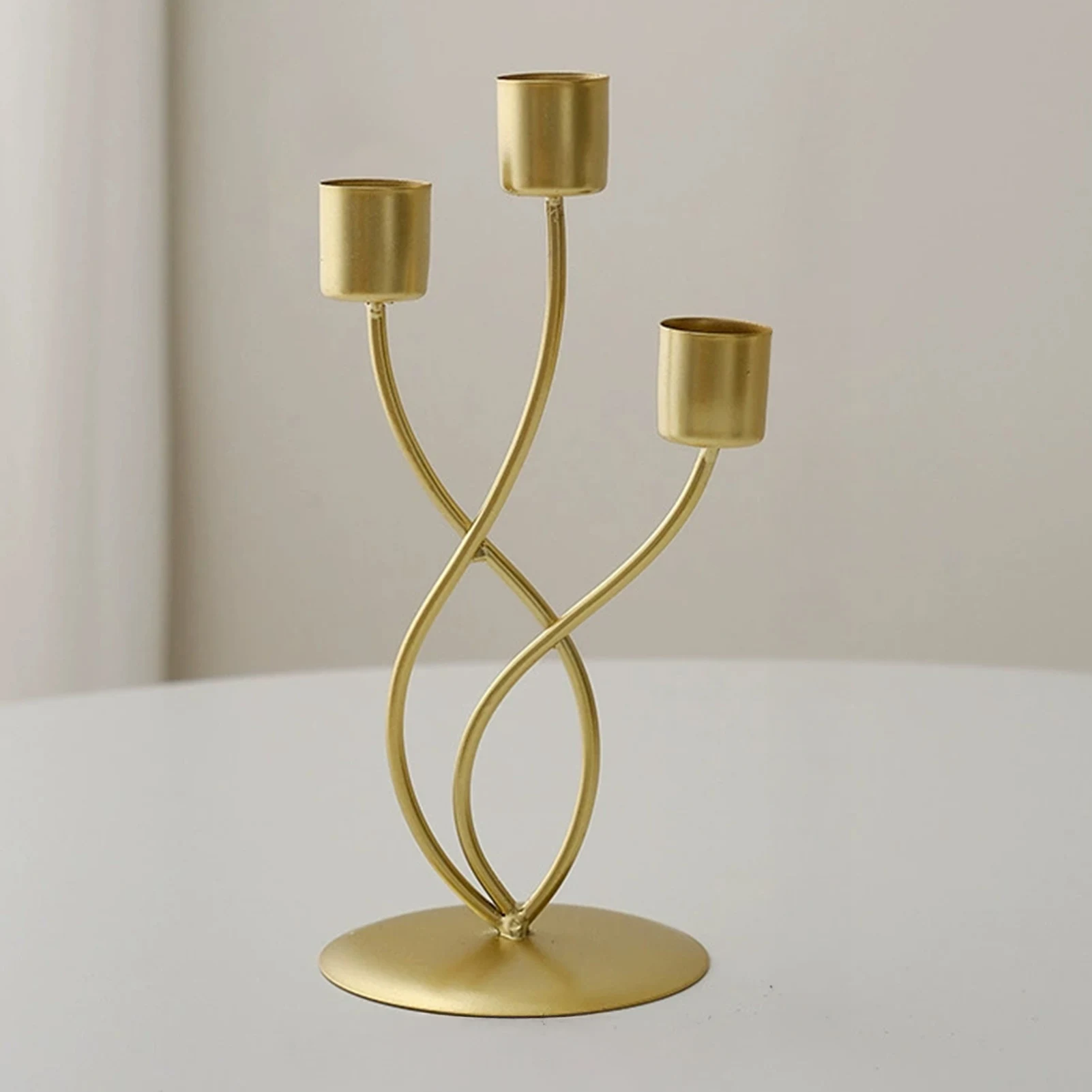 Modern Minimalist Candle Holders Elegant Romantic Dinner Setting for Anniversary Date Night