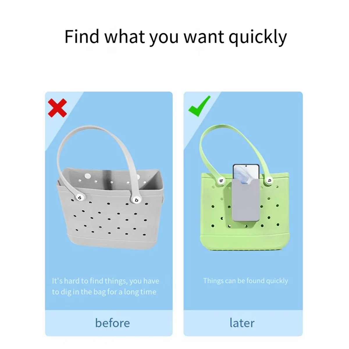 

ADEGBO-Улучшенная сумка для хранения мобильного телефона, аксессуары для пляжной сумки, держатель для мобильного телефона
