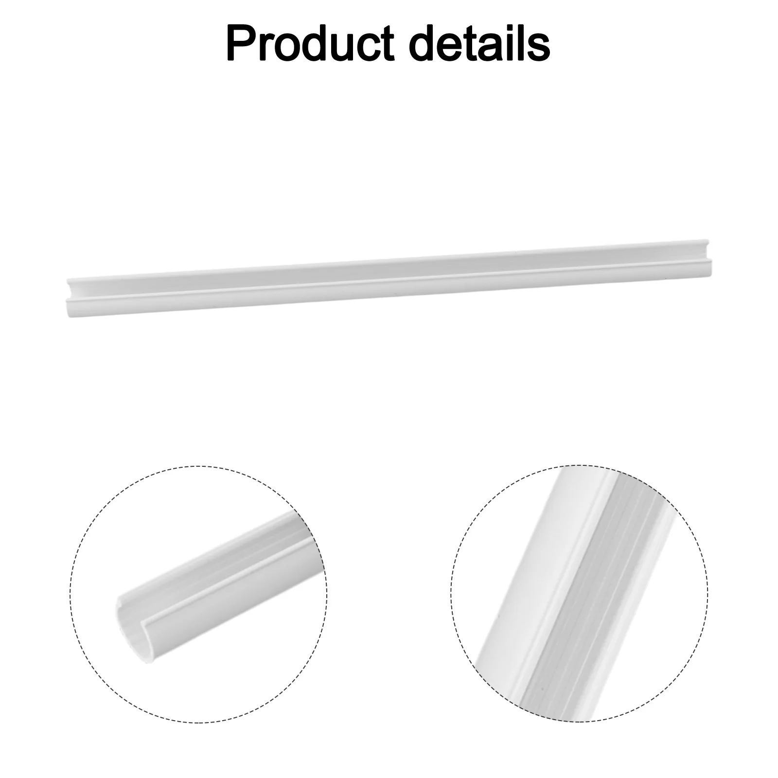 4 Radiator Pipe Covers Plastic Material for 15mm Pipes Compatible with Residential Heating Systems 200mm 300mm 500mm