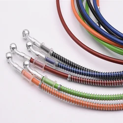 USERX Motorcycle Dirt Bike Braided Brake Hose Line Steel Brake multicolor cable Hydraulic Banjo pipe motorcycle Universal Racing