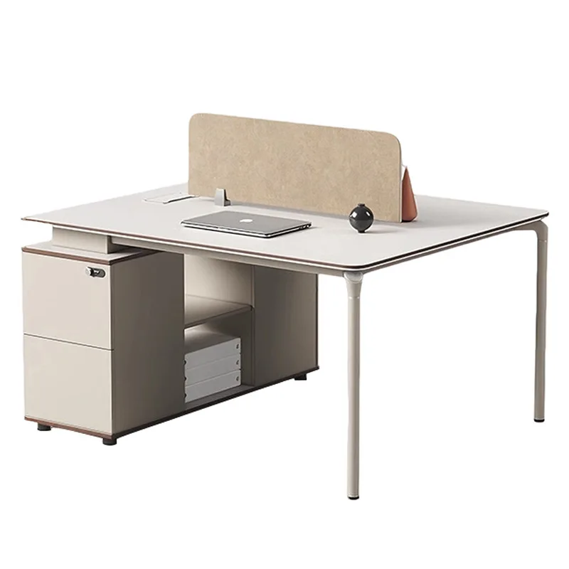 YJQ office desk and chair combination staff simple modern office workstation screen, card seat staff table