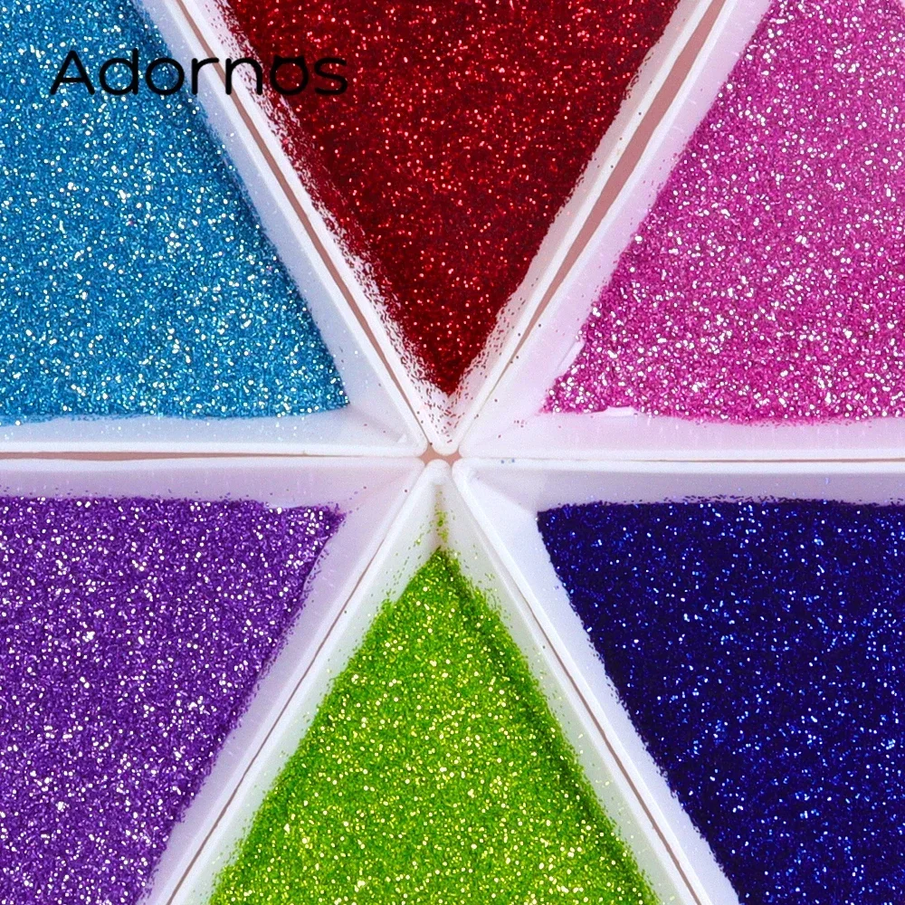 Holographic Glitter Epoxy Resin Filler Fine Powder Loose Pigment Colorful Silicone Mold Fillings For DIY Pendant Jewelry Making