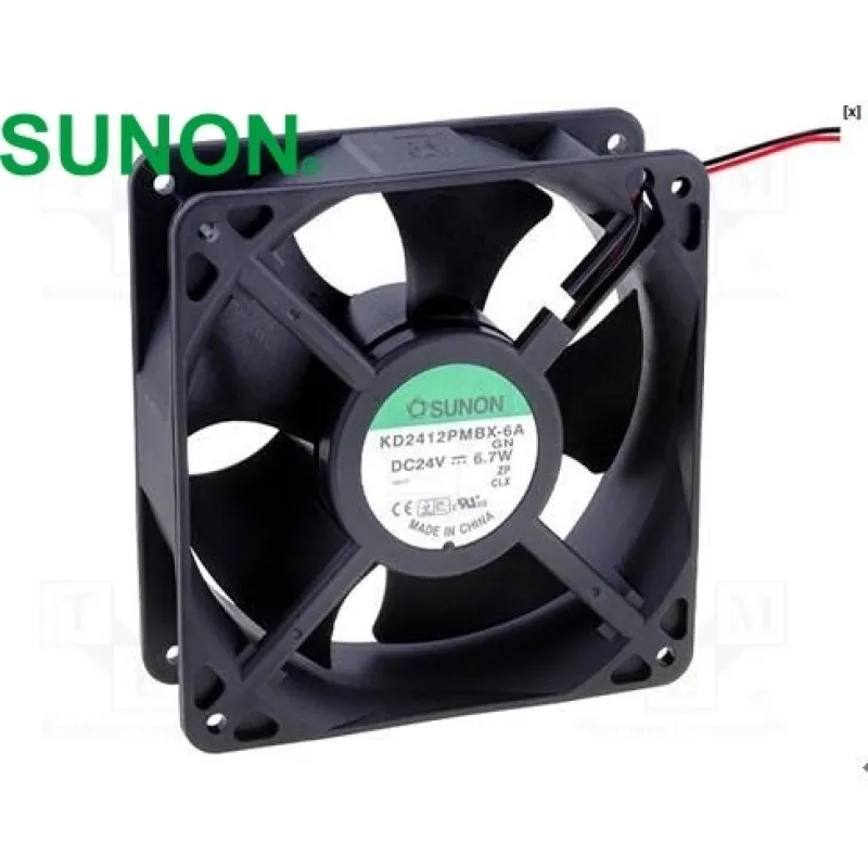 

KD2412PMBX-6A 24V 6,7 W 120mm 12038 конвертер охлаждающий вентилятор для SUNON