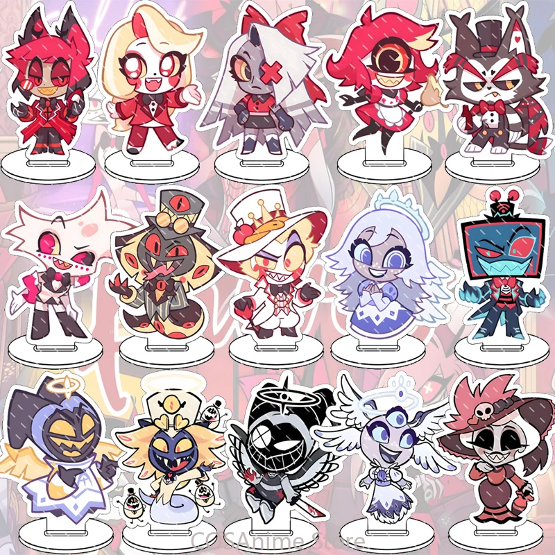 

2025 Game Attribute Cartoon Acrylic Stand Figure Cute Mini Display Model Cosplay Desktop Decor Plate Collection Standing Sign