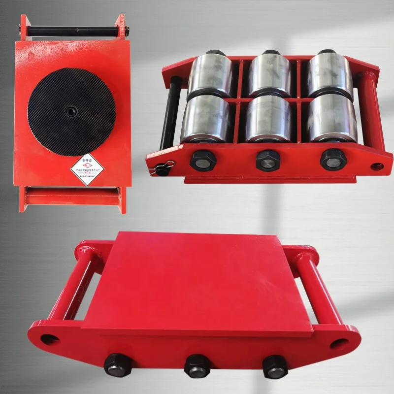 25 طن الأسطوانة الأسطوانة عربة البضائع أدوات تتحرك تزلج تتحرك الأشياء الثقيلة رفع زلاجات دوارة آلات عربة تسوق صغيرة