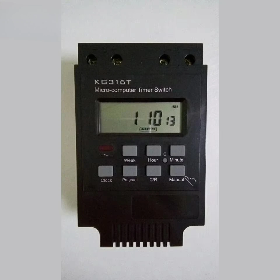KG316T 25A Programmable 12 V Dc Automatic Timer Switch Digital Timer Day/week