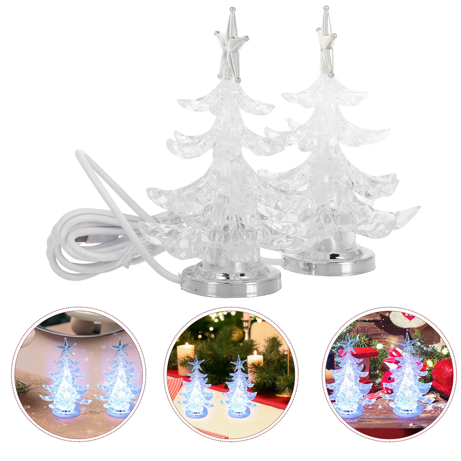 2 шт. для спальни, светодиодная настольная лампа