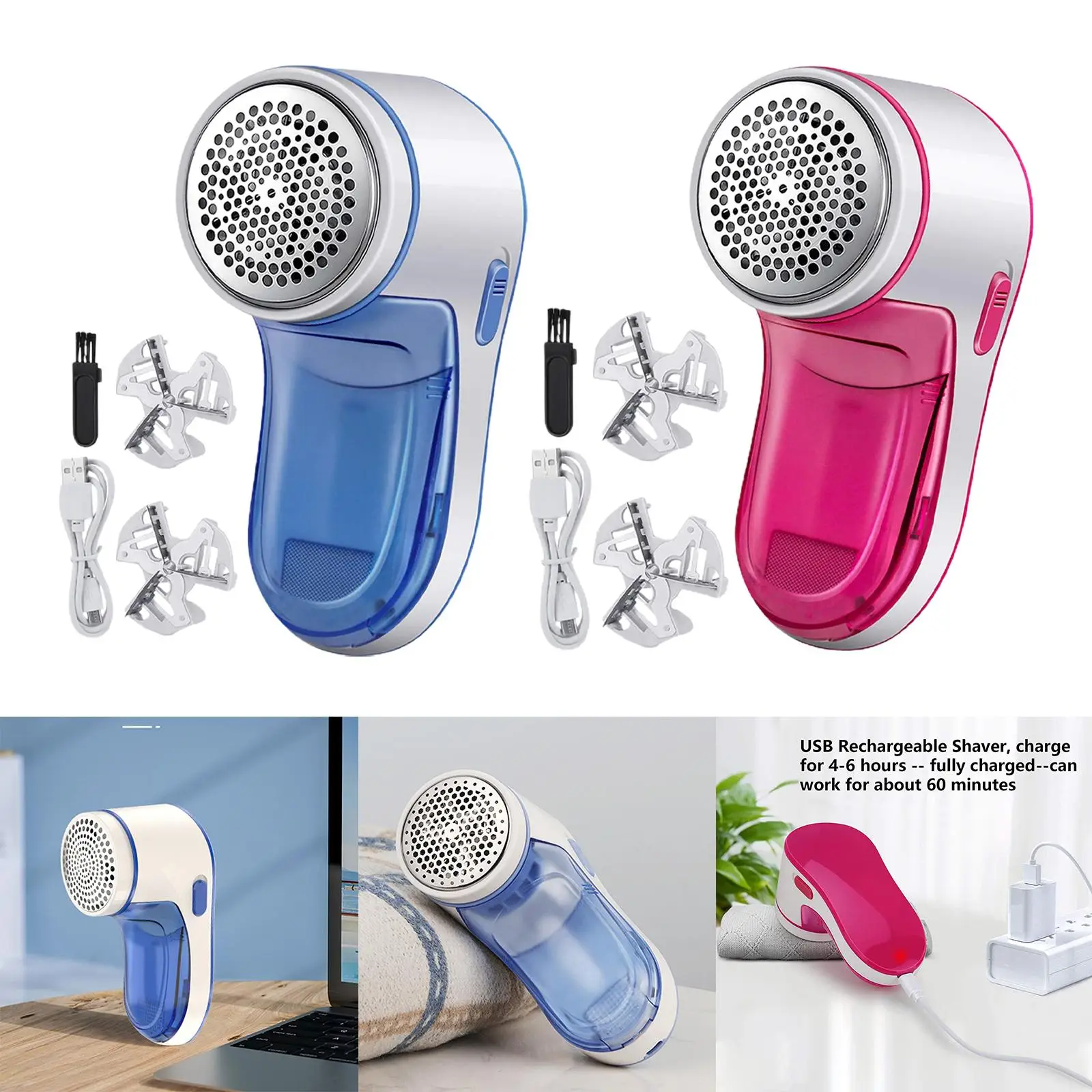 Electric Lint Remover Fabric Shaver Removal Honeycomb Knives Net Interchangeable