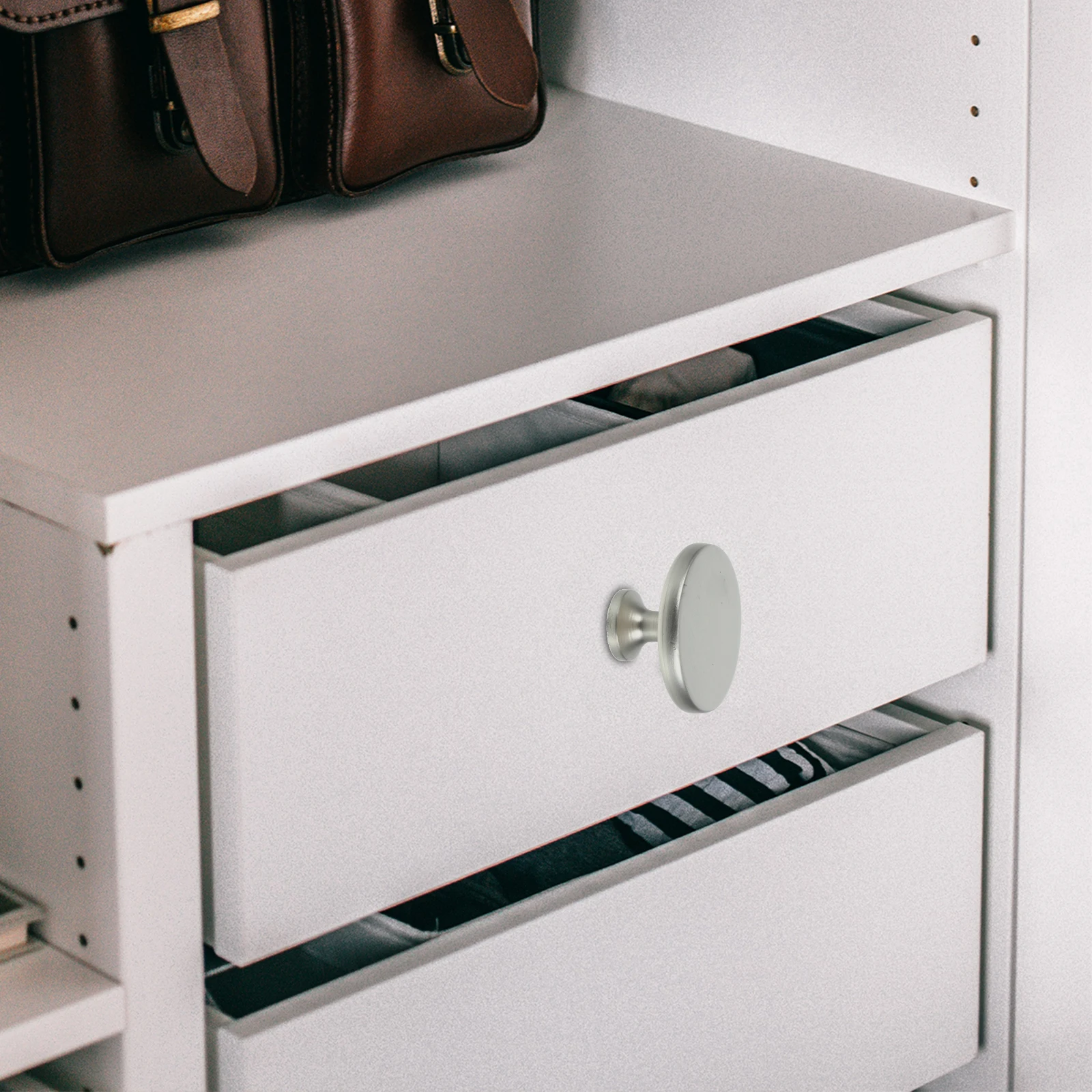 

2pcs Cupboard Knobs Cabinet Handles Modern Round Drawer Knobs For Kitchen Bathroom Furniture Small Cabinet Pulls Hardware