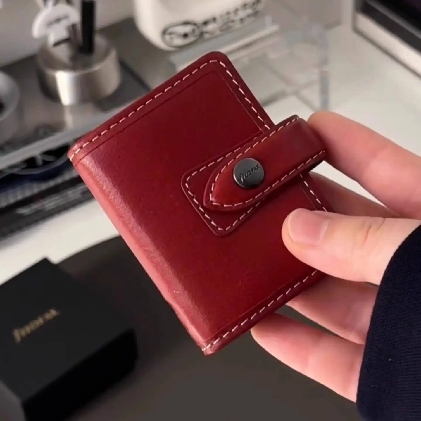 สมุดแพลนเนอร์แบบหลวมขนาดเล็กพกพาสะดวก รุ่น A10  ปกหนัง PU