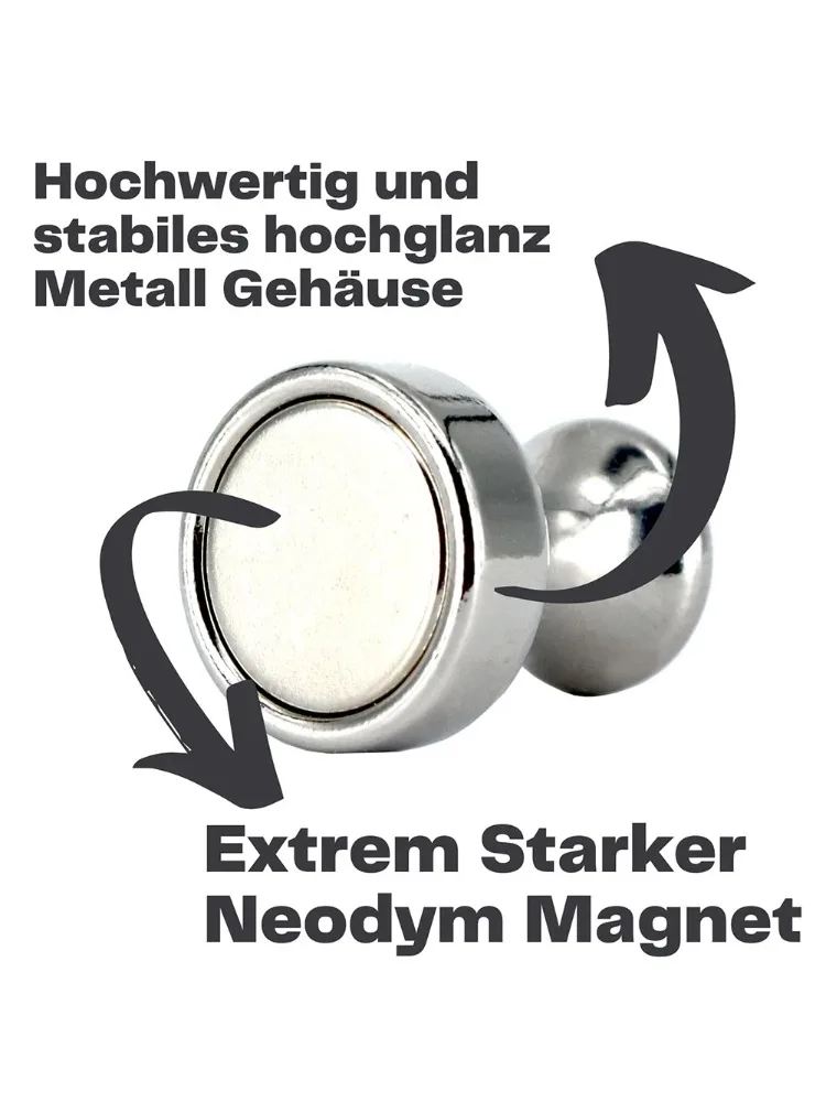 Magnetyczne przypinki Magnesy neodymowe Magnes do tablicy Stożkowe magnesy Super mocne magnesy na lodówkę Do przechowywania w domu Narzędzie 10/20 szt. — zdjęcie 2