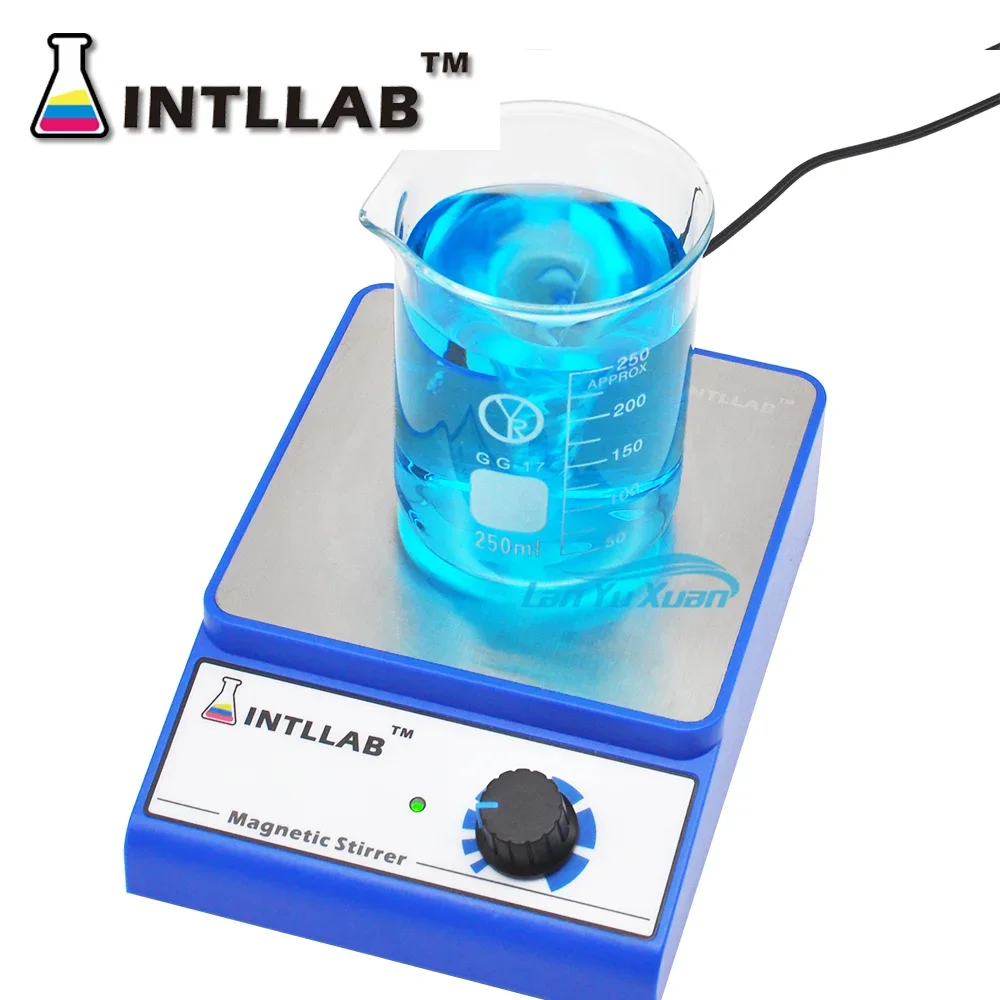 INTLLAB Magnetrührer mit Rührstab, 3000 U/min, maximale Rührkapazität: 3000 ml