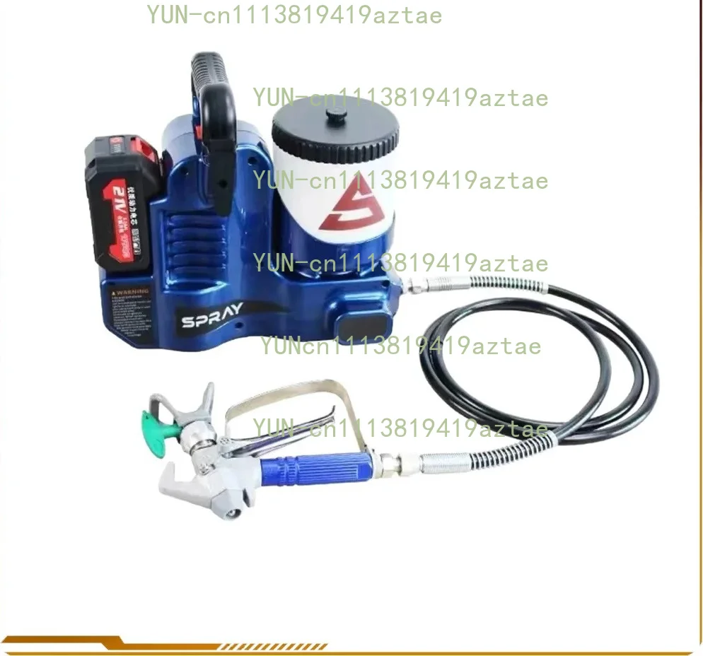 High-pressure Lithium Battery Airless Sprayer Electric Charging Paint Small Backpack Spray 6 Adjustable Speeds Painting Machine