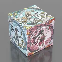 Anime Honkai: Star Rail Firefly Genshin Impact Balladeer Xiao Cosplay 3-step Puzzle Magic Cube Cartoon Magics Square Xmas Gift
