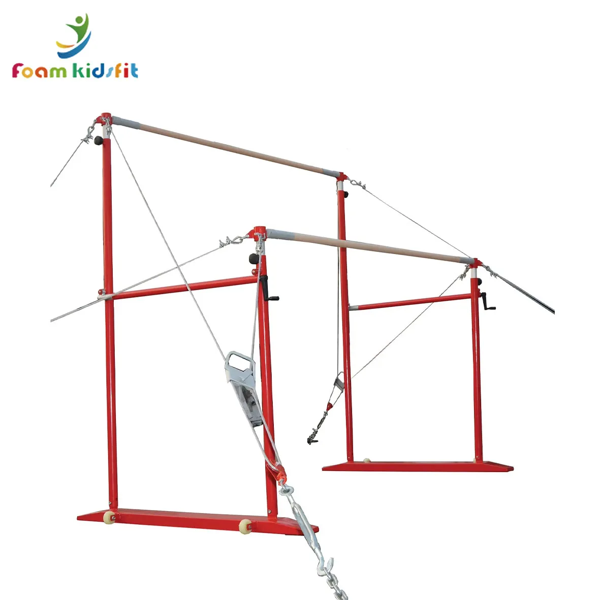 Factory Supply Customized Gymnastics Equipment High Performance Uneven Bars