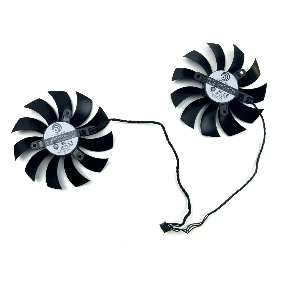 2PCS 95MM For EVGA GTX1080 GTX1070ti GTX1070 ACX Video Graphics Card Cooling Fan PLD10015B12H DC12V 0.55A