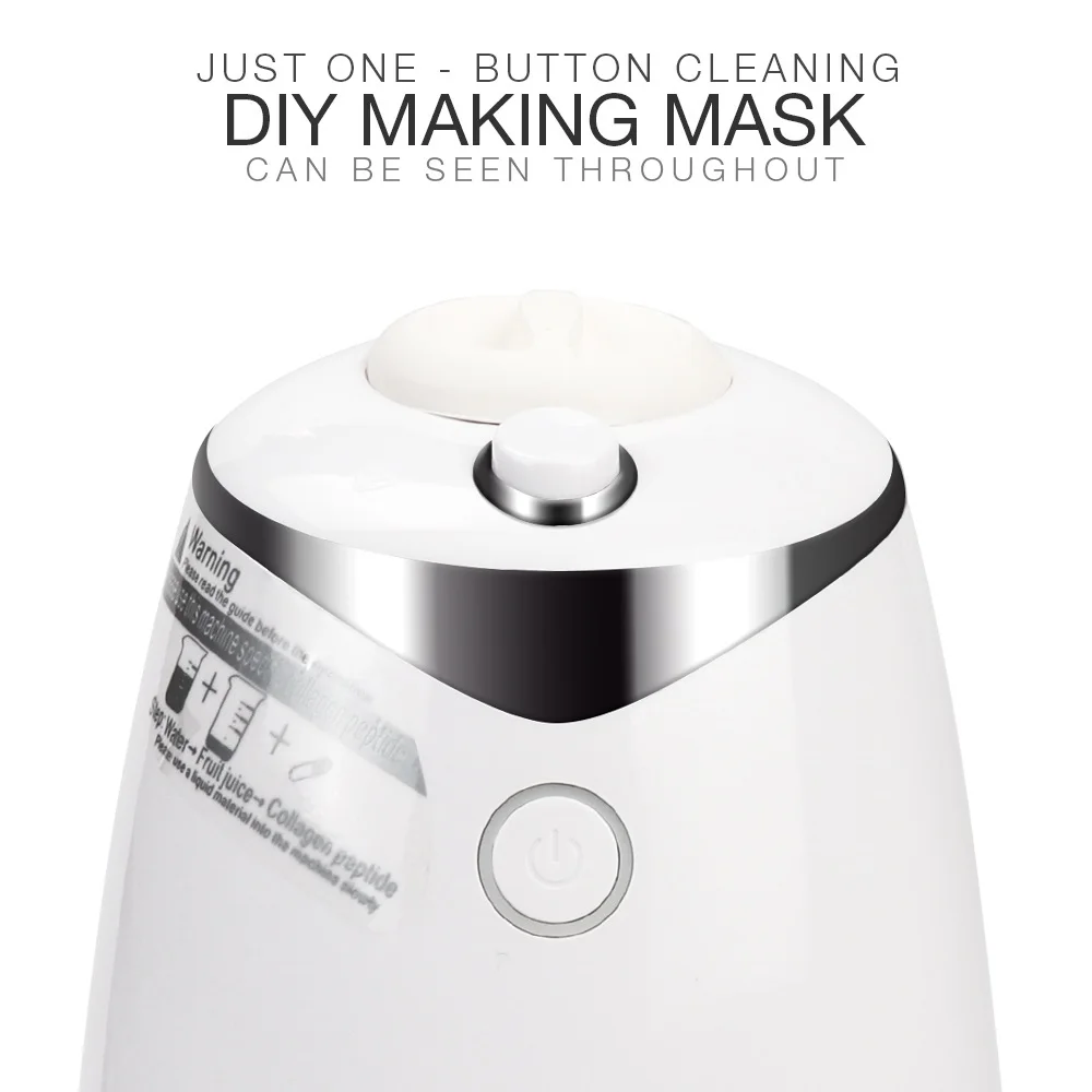 Face Mask Maker เครื่อง Facial Treatment DIY อัตโนมัติผลไม้ผักธรรมชาติคอลลาเจนบ้านความงาม Salon SPA Care Eng Voice