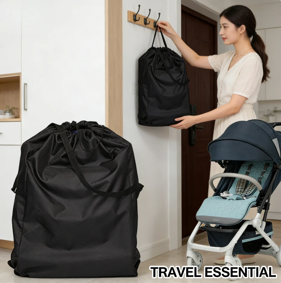 

Универсальная дорожная сумка-чехол для хранения детских колясок 2026 года, защита от пыли, аксессуар для регистрации в аэропорту