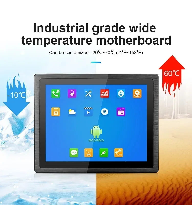 New Design Embedded Android Industrial Panel PC with 21,5 inch full HD display 21.5 inch touch screen HD android industrial all