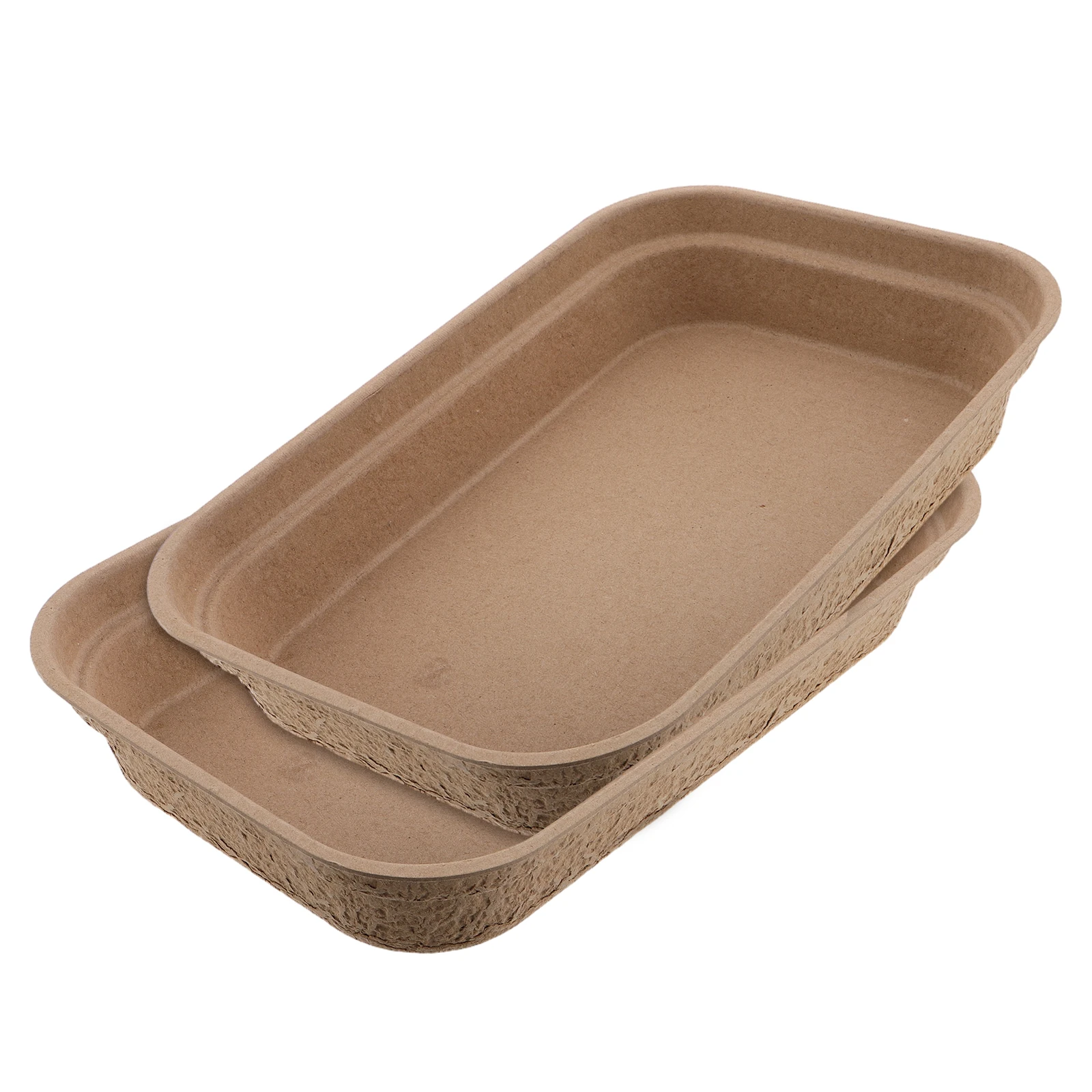 

2pcs Pulp Box Open Design Easy Clean Spacious Lightweight Splash Guard For Large Cats Portable Travel Kitten Boxes Enclosure Cat