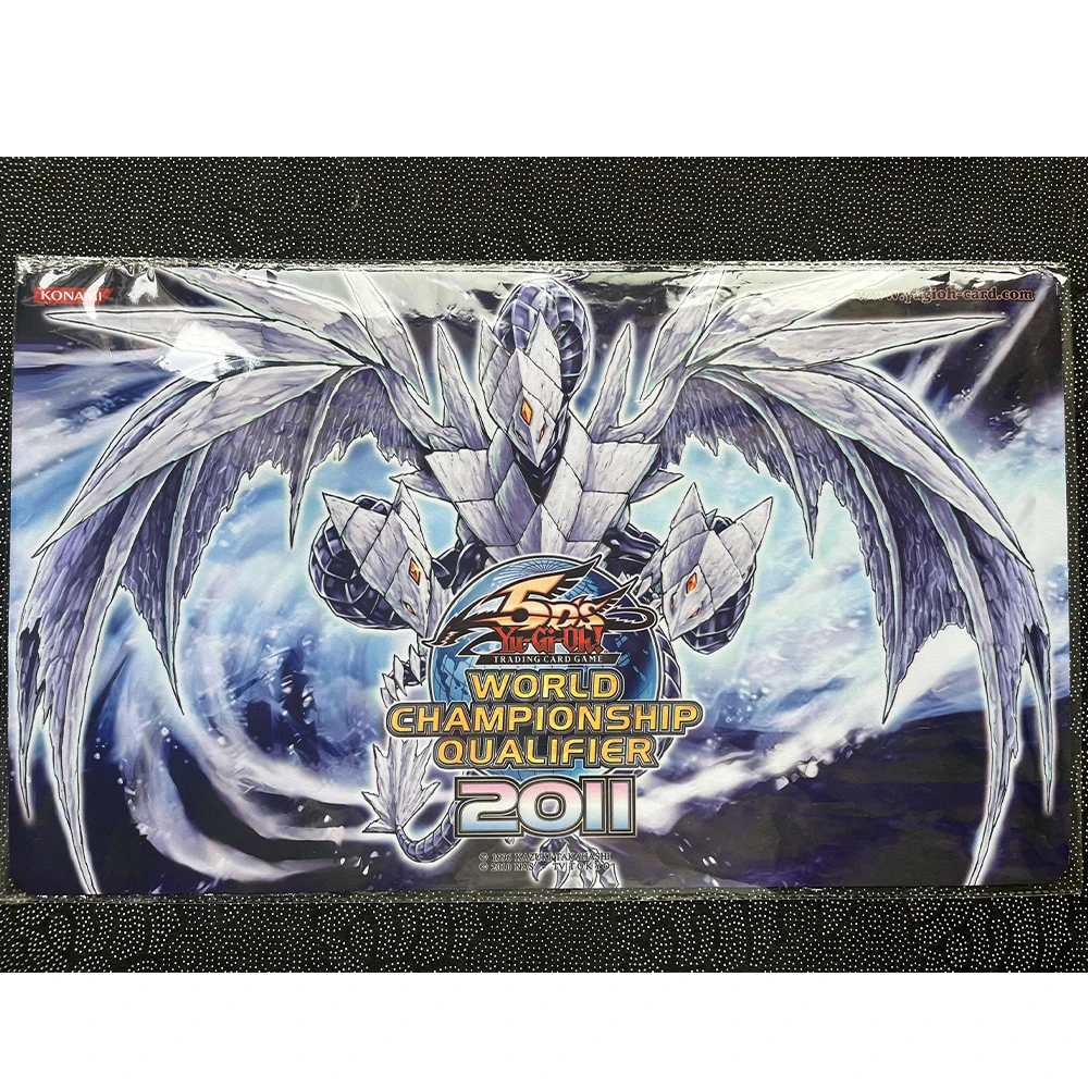 Yugioh Playmat Trishula, Dragon of the Ice Barrier TCG CCG OCG Trading Card Game Mat Yu-Gi-Oh Mats